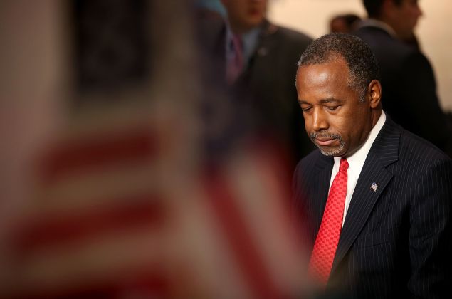 Ben Carson. (Photo: Justin Sullivan for Getty Images)
