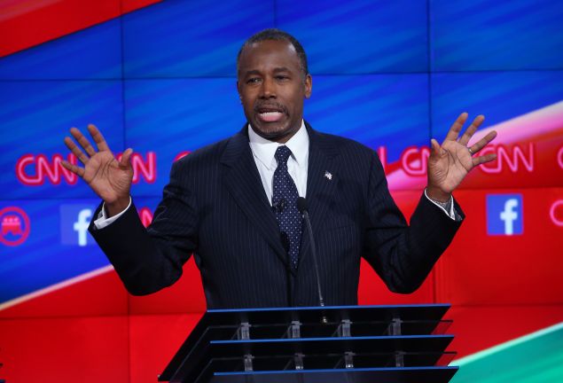 Ben Carson. (Photo by Justin Sullivan/Getty Images)