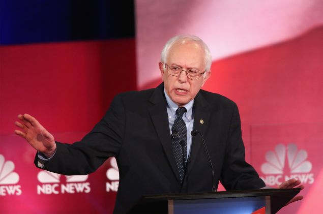 Sen. Bernie Sanders. (Photo by Andrew Burton for Getty Images)