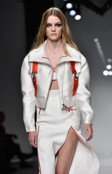 An athletic couture jacket (Photo: Pascal Le Segretain/Getty Images).