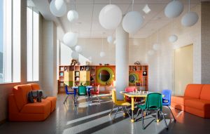 The playroom at Hunters Point South. (Photo: courtesy Related Companies)