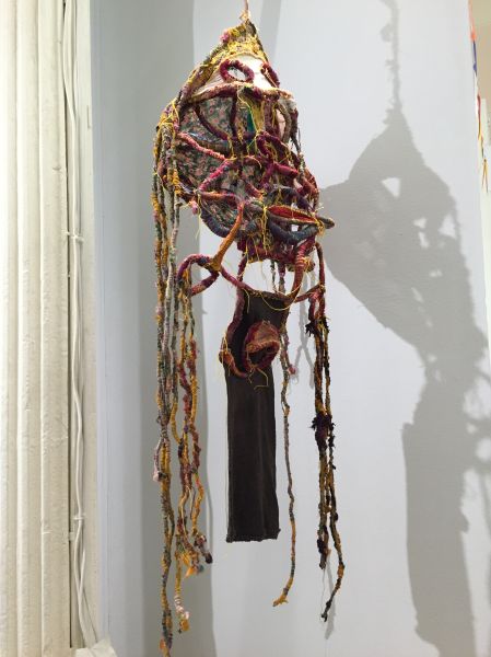 A hanging sculpture by Art Moura. (Photo: Alanna Martinez)