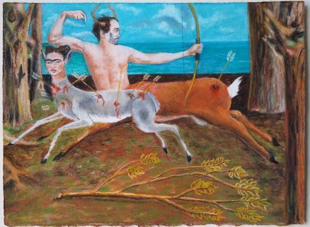 Charles Vincent Sabba, After Frida: La Fuga di Actaeon e Frida. (Photo: Y Gallery)