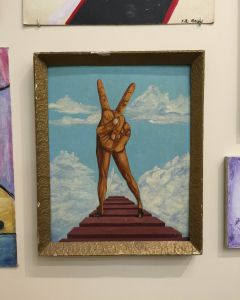 Anonymous thrift store painting. (Photo: Courtesy of Ryan Steadman and Observer.com)
