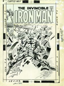 Original cover art for Iron Man (no. 1, May 1968). (Image: Collection of David H. Mandel)