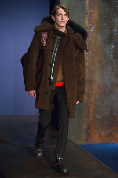 A reverse shearling look from Coach (Photo: Courtesy Coach).
