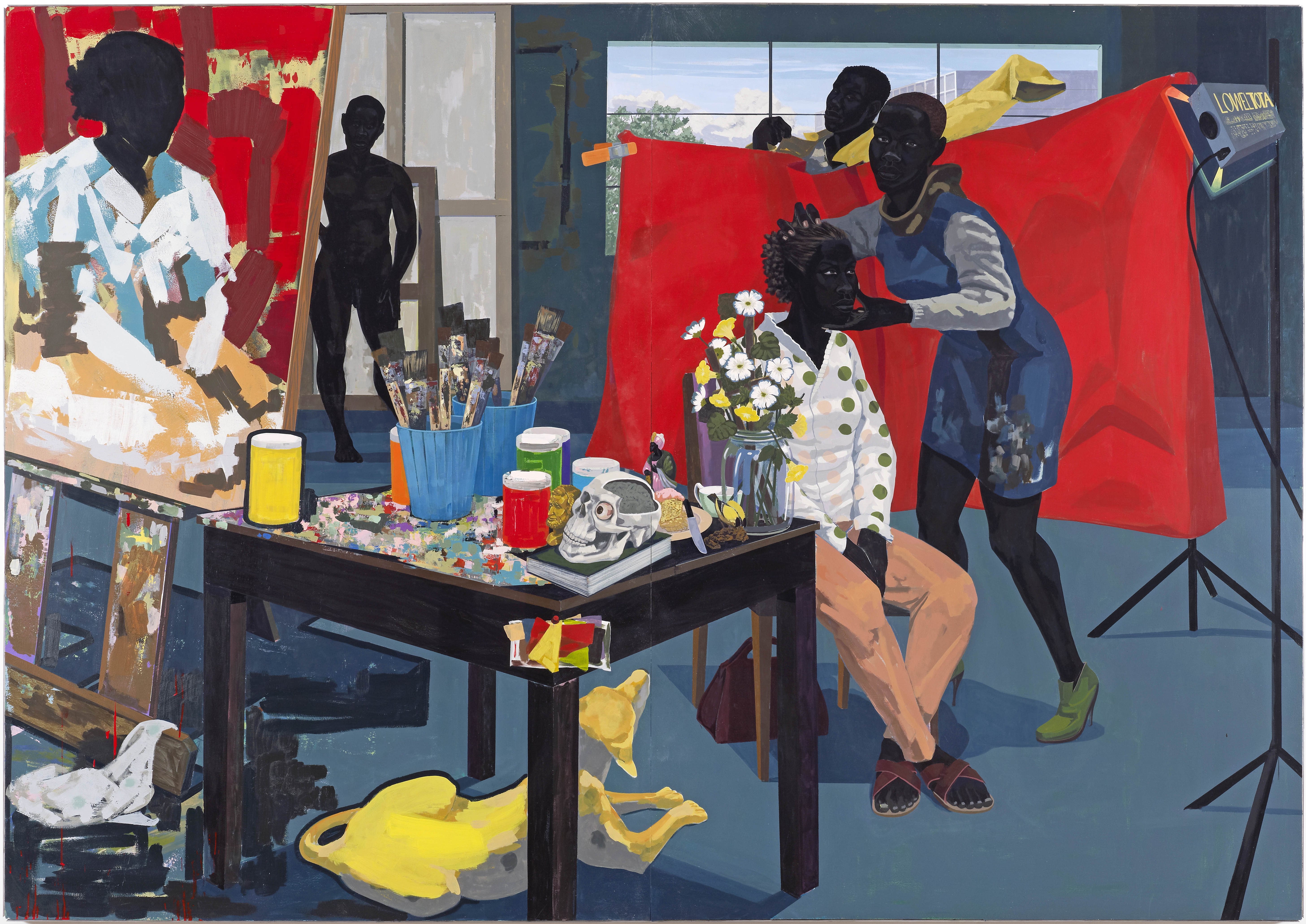 Kerry James Marshall, Untitled (Studio), 2014. (Purchase, The Jacques and Natasha Gelman Foundation Gift, Acquisitions Fund and The Metropolitan Museum of Art Multicultural Audience Development Initiative Gift, 2015, )