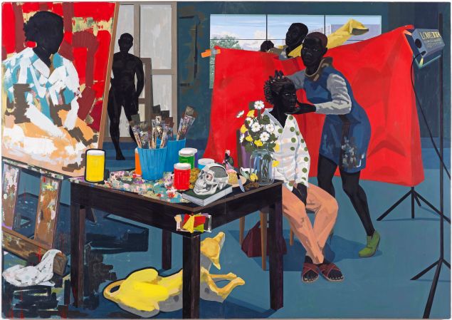 Kerry James Marshall, Untitled (Studio), 2014. (Purchase, The Jacques and Natasha Gelman Foundation Gift, Acquisitions Fund and The Metropolitan Museum of Art Multicultural Audience Development Initiative Gift, 2015, © Kerry James Marshall)