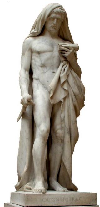 Statue of Cato the Younger in the Louvre Museum. (Photo: Wikipedia Creative Commons)