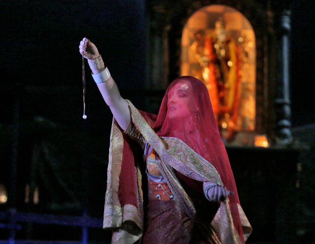 Diana Damrau as Leila in Bizet's Les Pêcheurs de Perles. (Photo by Ken Howard/Metropolitan Opera)