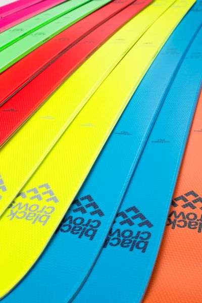 Colorful designs from Black Crows. (Photo: Elina Sirparanta)