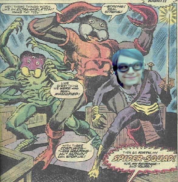 Evan Peters is Illuminity in Spider Squad V. (Marvel)