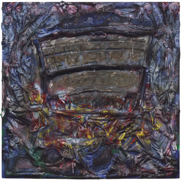Thornton Dial, Hard Labor, (1998). Est. $20,000-$40,000. (Photo: Christie's)
