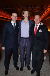 Campbell Carey, Zack Peck and Tony Peck at the Huntsman on 57th Celebration Dinner 