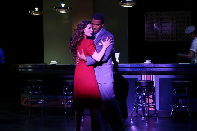 Hayley Atwell and Reggie Austin in Marvel's Agent Carter.