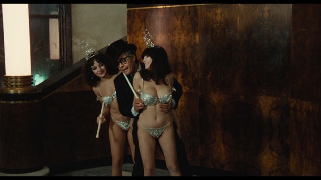 Marcello Mastroianni in Fellini’s City of Women (1980).