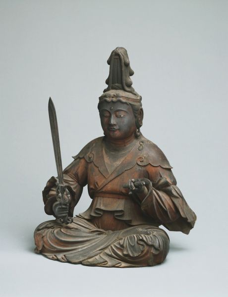 Kōshun, The Shinto deity Hachiman in the guise of a Buddhist monk, Kamakura period, dated 1328, Museum of Fine Arts, Boston; Maria Antoinette Evans Fund and Contributions. (Photograph © 2016 Museum of Fine Arts, Boston)