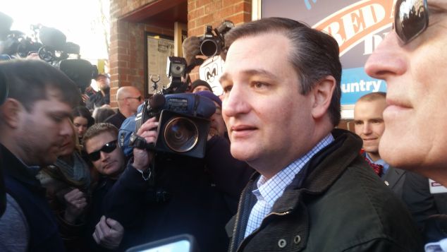 Sen. Ted Cruz today. (Photo: Ross Barkan for Observer)