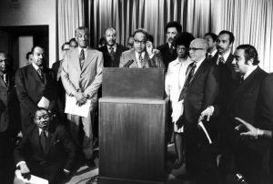 The original members of the Congressional Black Caucus.