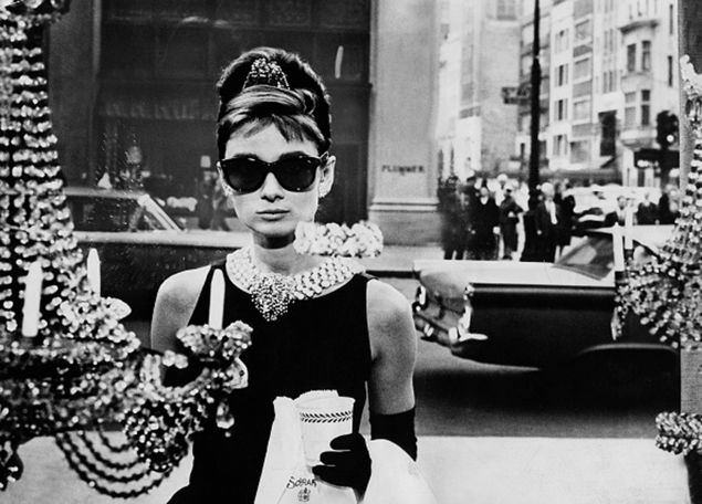 Audrey Hepburn in "Breakfast at Tiffany's."