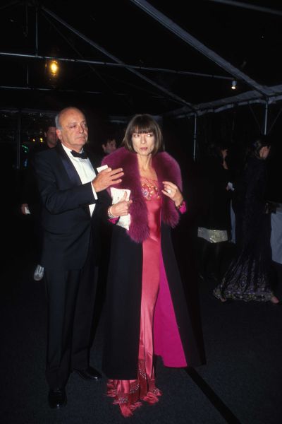 Dr. David Shaffer and his now ex in a past era when Anna Wintour had brown hair. 