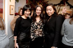 Eva Chen, Rebecca Minkoff, Aya Kanai== Cosmo 100 Luncheon== Michael's, NYC== December 7, 2015== ©Patrick McMullan== Photo - Clint Spaulding/PMC== ==