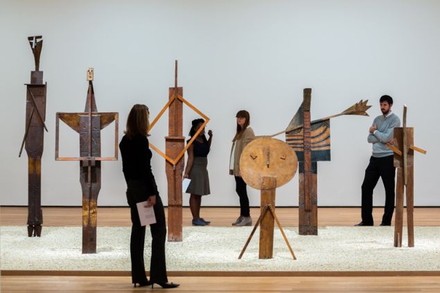 Installation view of Picasso Sculpture. The Museum of Modern Art, New York. © 2015, The Museum of Modern Art. Photo: Pablo Enriquez