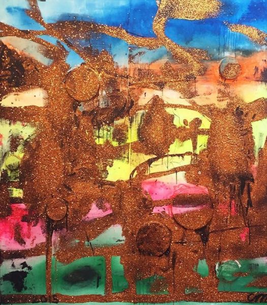Chris Martin, Untitled, 2015.
