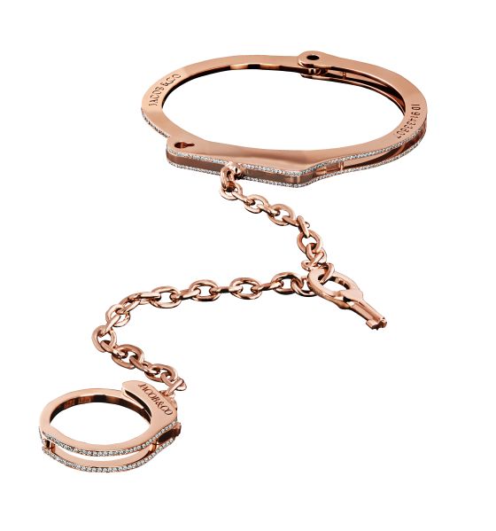 Jacob & Co. Captive Love Cuff Ring Bracelet, $27,100, Available at Jacob & Co, Jacob & Co. 48 East 57th Street, NYC (212) 719-5887