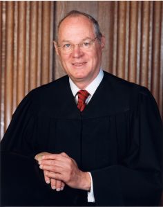 Official Photograph of Justice Anthony Kennedy, who was confirmed in an election year.