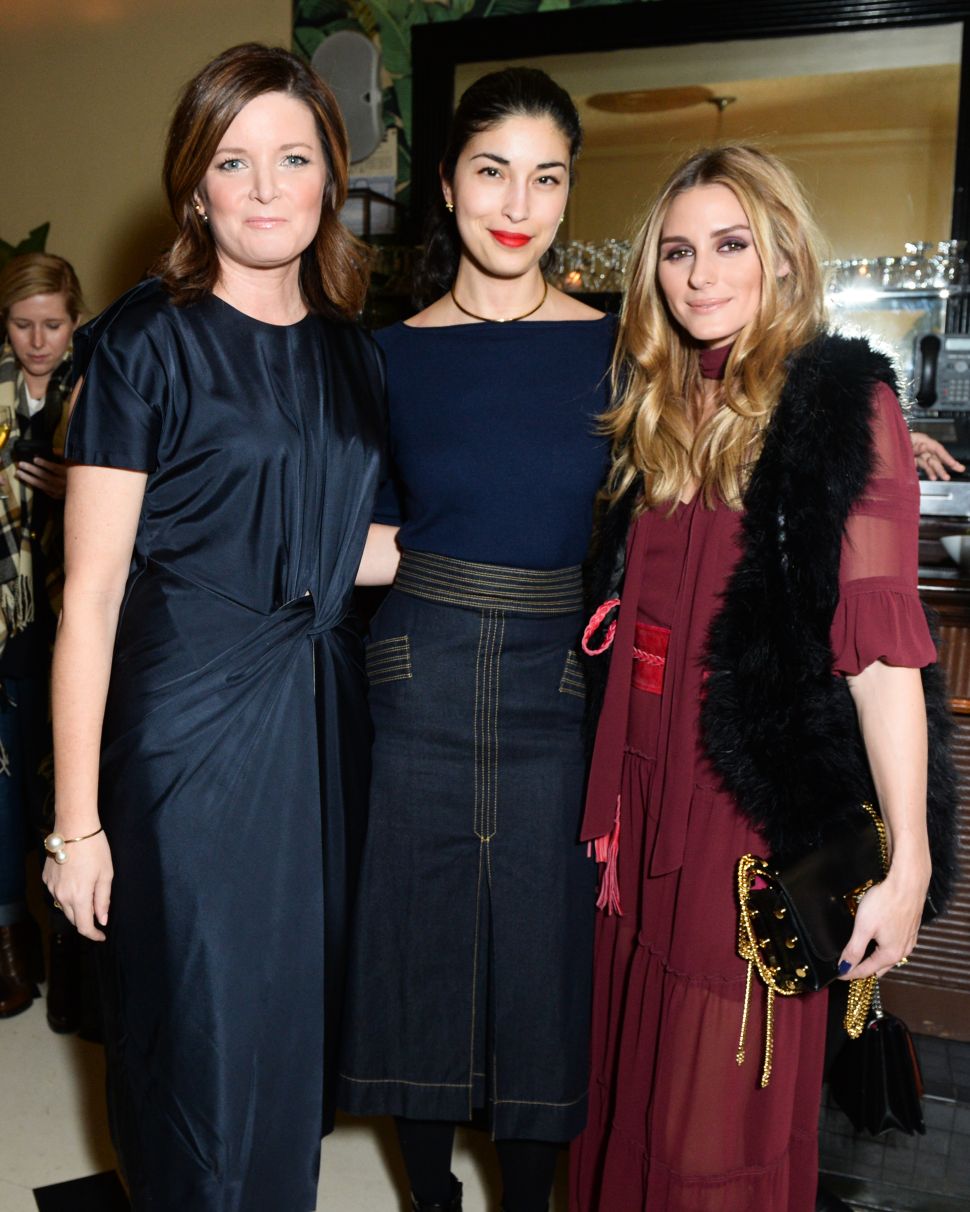 Olivia Palermo, Caroline Issa, Tricia Smith (Photo: BFA).