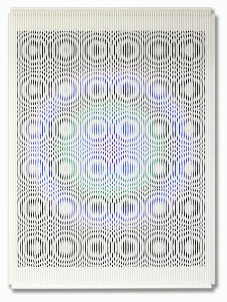 Alberto Biasi, Gocce (Gotas). (Photo: Courtesy Archivio Alberto Biasi, curated by MAAB gallery, Milan-Italy)
