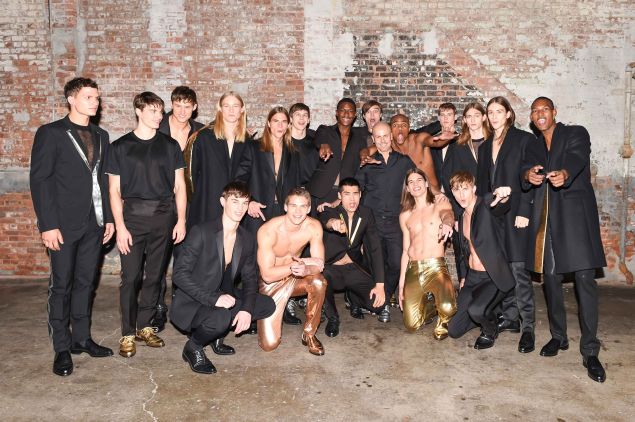 Black and metal were the only colors of the collection (Photo: Courtesy Calvin Klein).