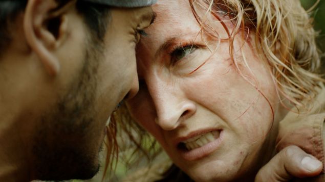 Zoë Bell as Avery Taggert in the action film “Camino”.