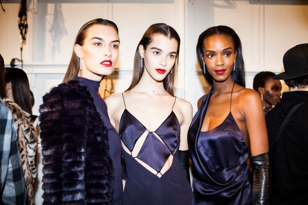 Backstage at Cushnie et Ochs