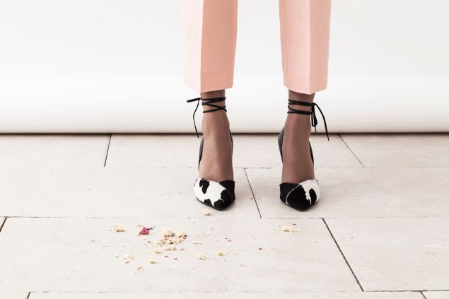 Dear Frances Marli Pointed Heels in Pony, $594, DearFrances.com