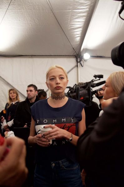 Shea Marie showing her support for Mr. Hilfiger