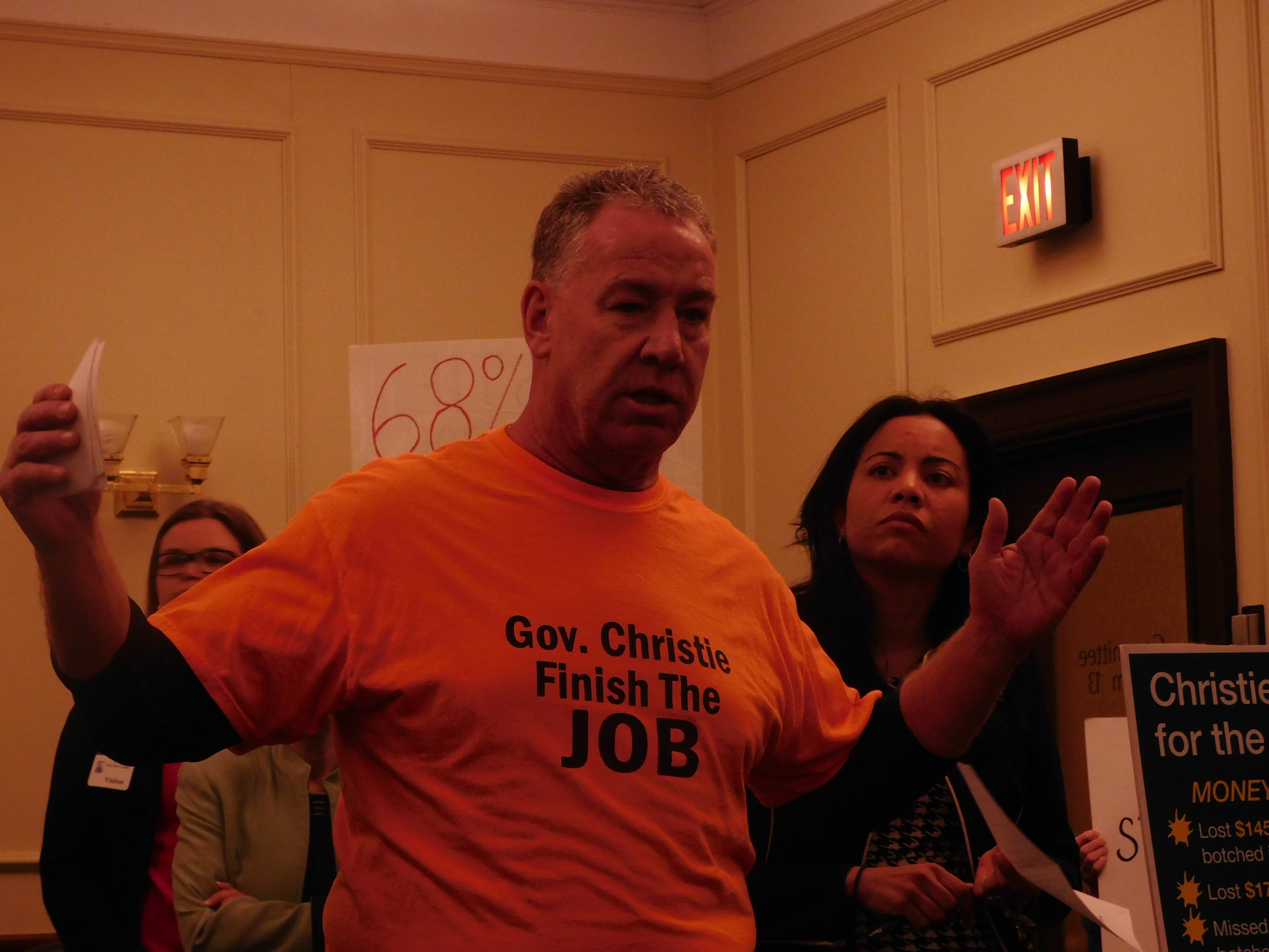 Joe Karcz and Analilia Mejia discussed NJ's needs ahead of budget.