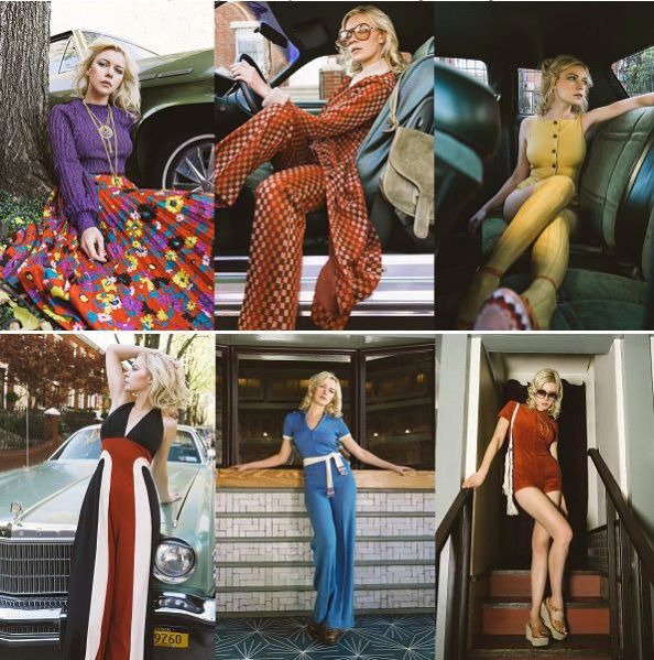 Okita's photos for Manhattan Vintage Clothing Show's "New York, 1979" campaign.