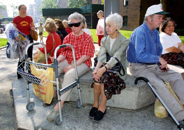 Senior citizens in Manhattan. (Photo: Monika Graff for Getty Images)