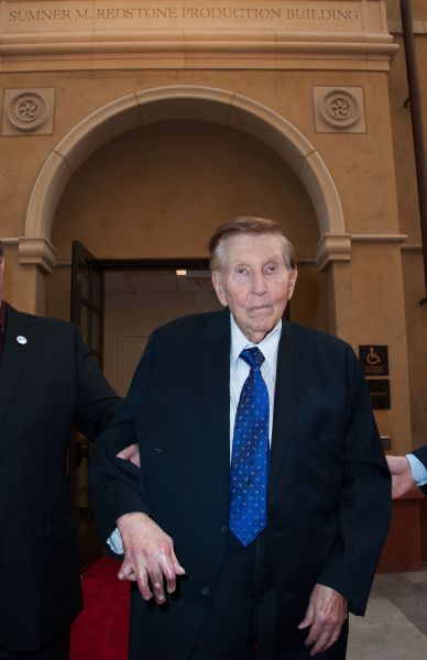 LOS ANGELES, CA - FEBRUARY 05: Sumner M. Redstone attends the Dedication of The Sumner M. Redstone Production Building at USC on February 5, 2013 in Los Angeles, California. (Photo by Valerie Macon/Getty Images)
