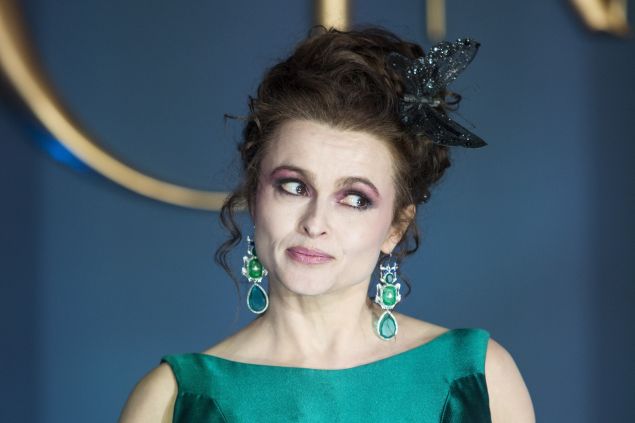 British actress Helena Bonham Carter poses for photographers on the red carpet ahead of the UK premiere of the film 'Cinderella' in central London on March 19, 2015. AFP PHOTO / JACK TAYLOR (Photo credit should read JACK TAYLOR/AFP/Getty Images)