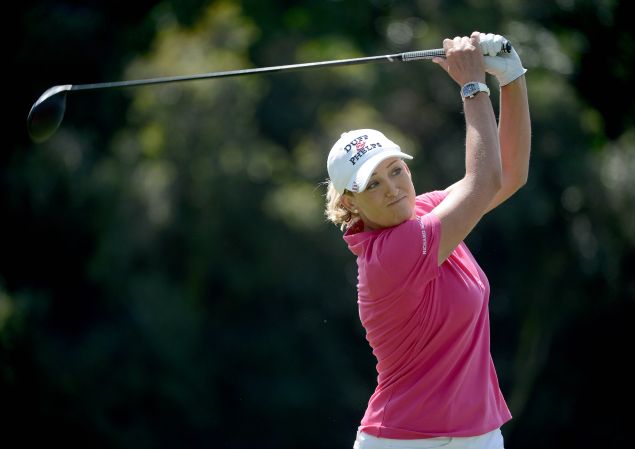 Nice shot, Cristie Kerr.
