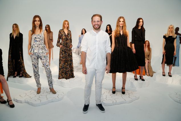 Designer Jonathan Cohen at his Spring 2016 presentation (Photo: Joe Kohen/Getty Images).