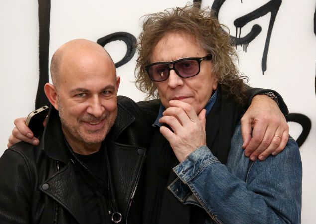 John Varvatos with Mick Rock (Photo: Getty Images).