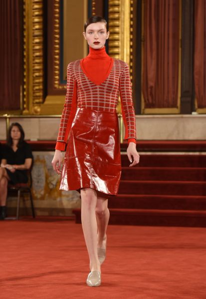 NEW YORK, NY - FEBRUARY 11: A model walks the runway at the Creatures of the Wind fashion show during Fall 2016 New York Fashion Week on February 11, 2016 in New York City. (Photo by Noam Galai/Getty Images)