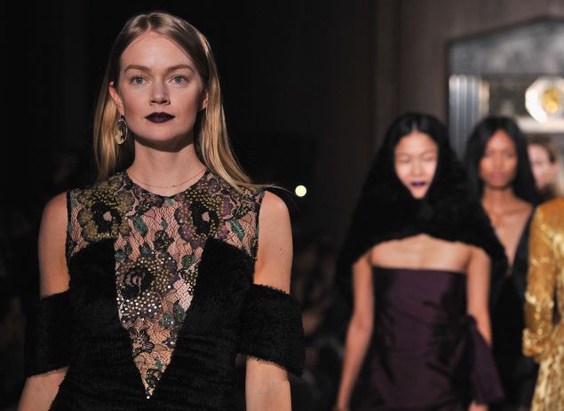 Models finish off the show