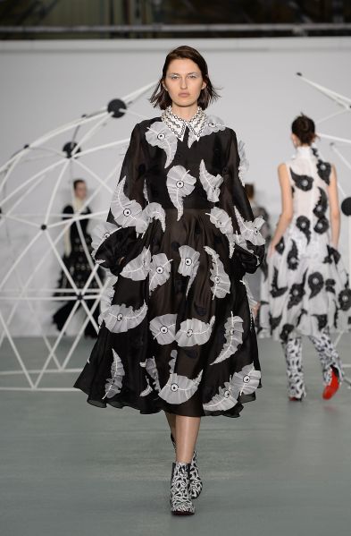 Holly Fulton - Lace and ruffle embellishment to a Bowie soundtrack