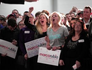 Supporters of Rubio in Michigan early this week.