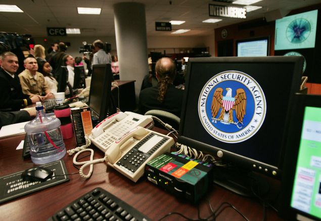 The lobby of CIA Headquarters in Langley, Virginia.
